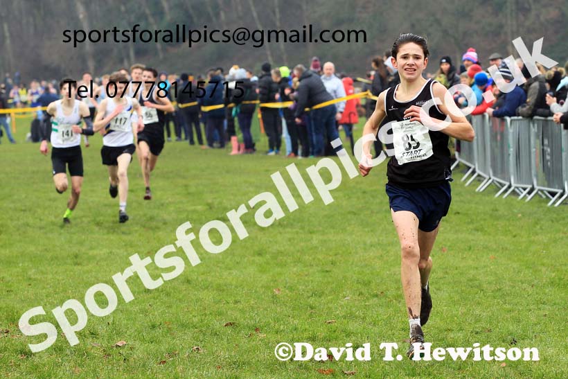 Mens Under-17s 2023 Northern Cross Country Champs., Witton Park, Blackburn. Photo: David T. Hewitson/Sports for All Pics